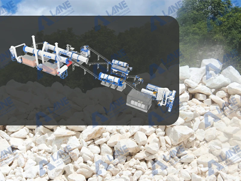 Dolomite for fertilizer production