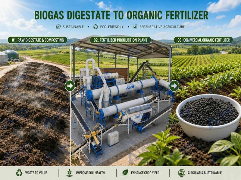 How to Produce High-Quality Organic Fertilizer from Biogas Digestate