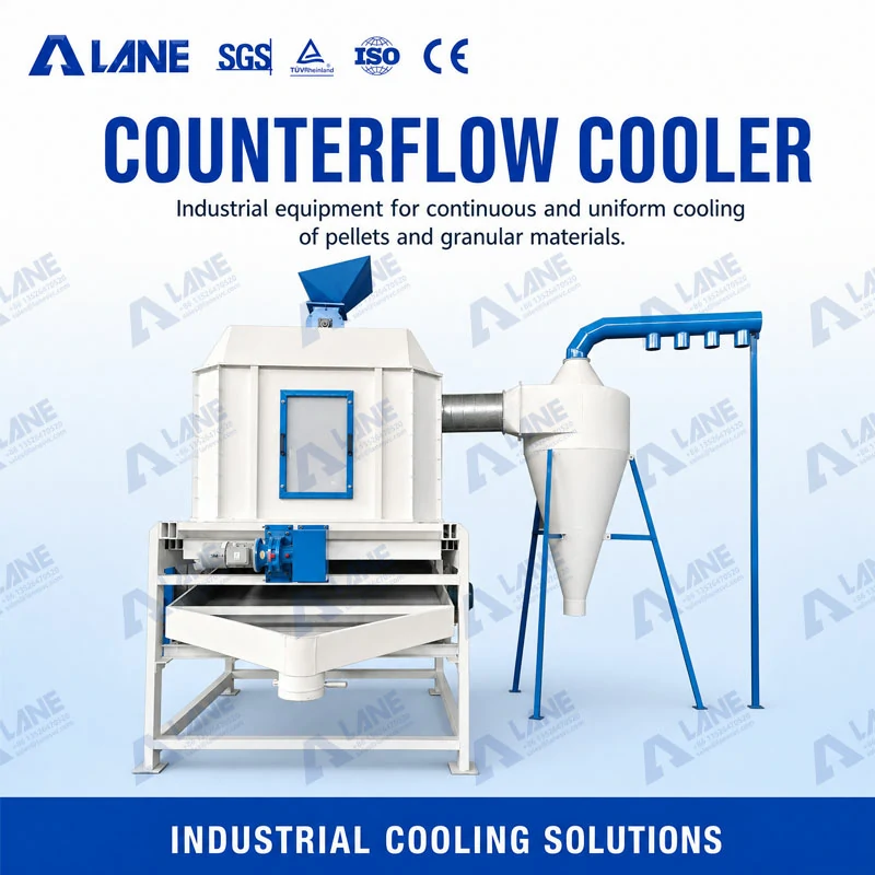 Counter-flow Cooler for Biomass Pellet