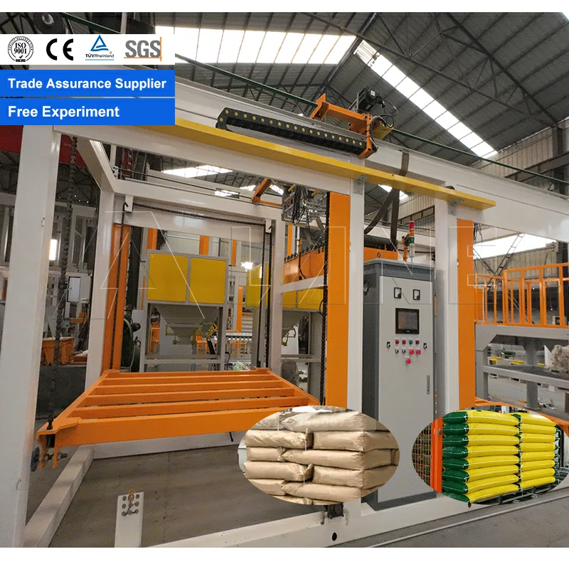 High-Level Palletizer for Fertilizer