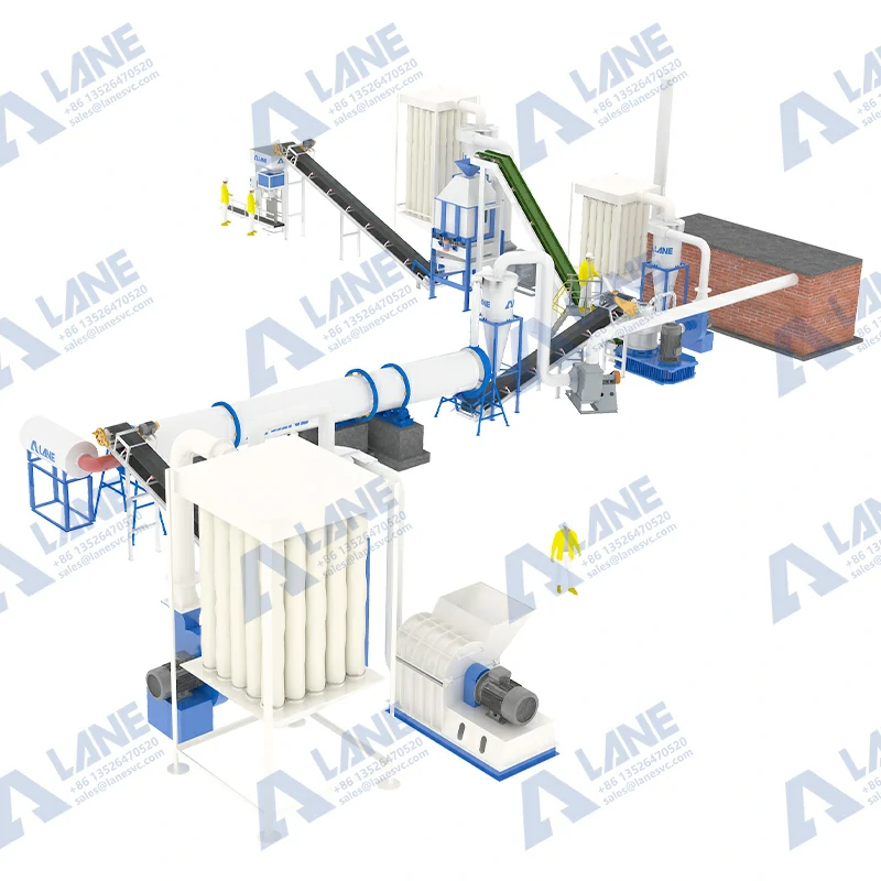 1-10 T/H Biomass Pellet Production Line