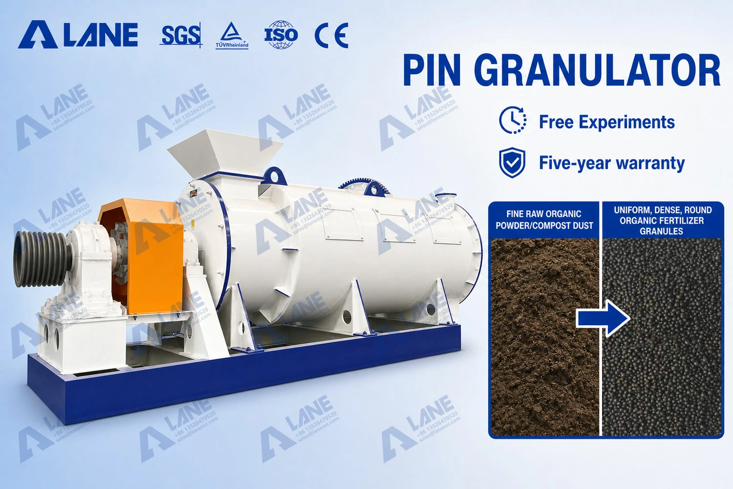 New Type Organic Fertilizer Granulator